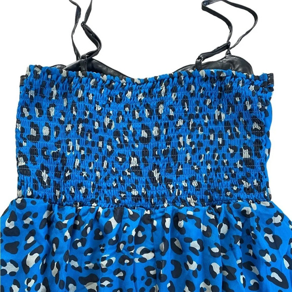 Nine Bird Blue & black mini w/ faux leather Size Medium - Picture 10 of 10